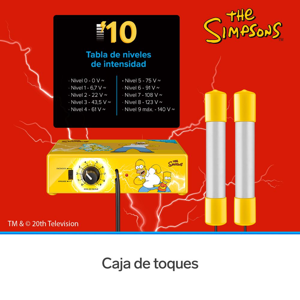 Caja de toques armada The Simpsons