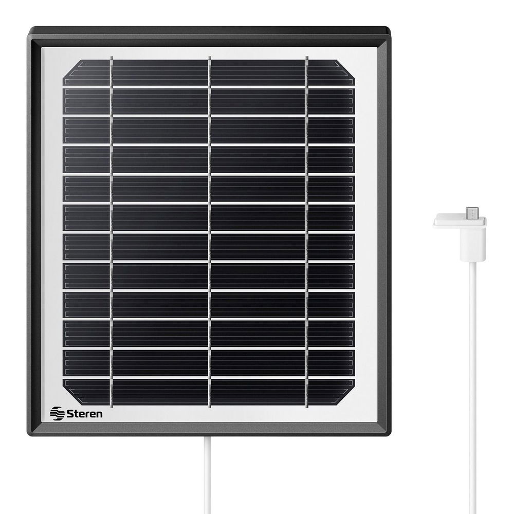 Panel solar para cámara CCTV de batería recargable Panel solar para cámara CCTV de batería recargable