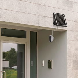 Panel solar para cámara CCTV de batería recargable Panel solar para cámara CCTV de batería recargable