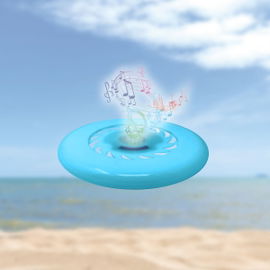 Frisbee con bocina Bluetooth* y luces LED Frisbee con bocina Bluetooth* y luces LED
