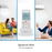 Control remoto universal Wi-Fi* para aire acondicionado, con batería recargable y linterna LED