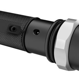 Linterna LED de aluminio resistente al agua con batería recargable Linterna LED de aluminio resistente al agua con batería recargable