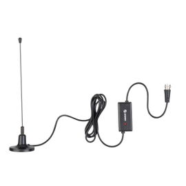 Mini antena UHF con base de imán y booster de 26 dB Mini antena UHF con base de imán y booster de 26 dB