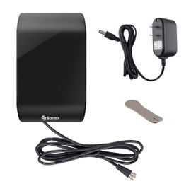 Antena UHF ultra plana con booster de 28 dB Antena UHF ultra plana con booster de 28 dB
