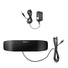 Antena UHF curva con booster de 26 dB Antena UHF curva con booster de 26 dB