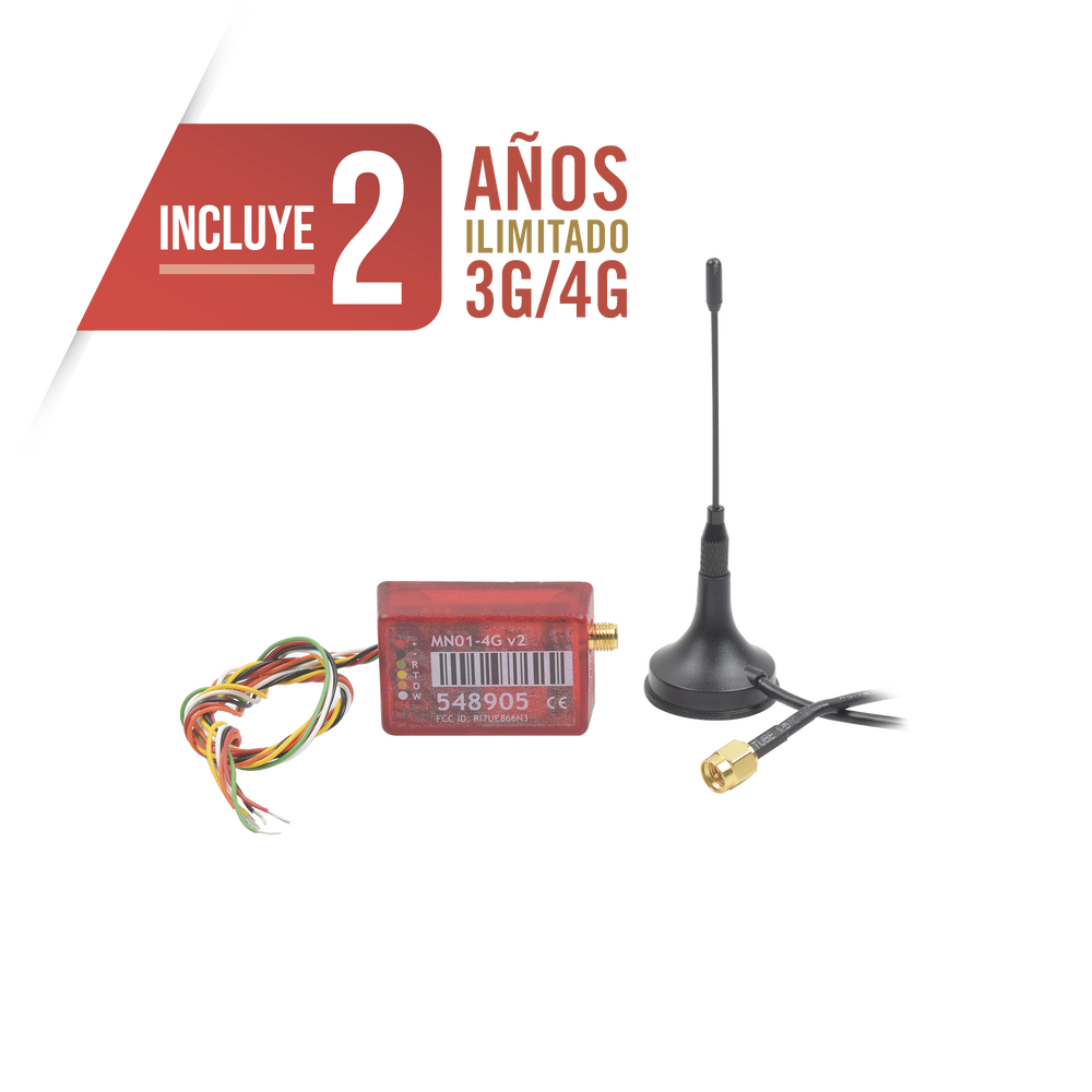 Comunicador 3G/4G Dual SIM / INCLUYE 2 AÑOS 3G/4G sin Limites / Aplicación Gratuita / Cero Configuración / Compatible Honeywell/DSC/CROW/PIMA