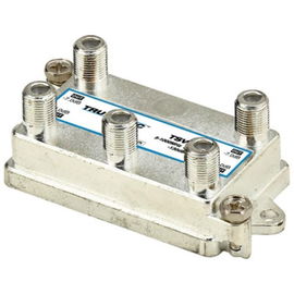 Divisor de 4 salidas verticales, 1 GHz, 5-1000 MHz, con caja soldada Divisor de 4 salidas verticales, 1 GHz, 5-1000 MHz, con caja soldada