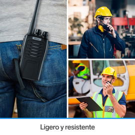 Radio intercomunicador análogo / digital profesional, hasta 5 Km de alcance Radio intercomunicador análogo / digital profesional, hasta 5 Km de alcance