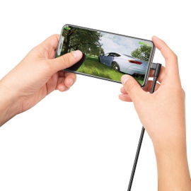 Cable USB a USB C con conectores a 90° de 1,2 m Cable USB a USB C con conectores a 90° de 1,2 m