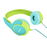 Audífonos de diadema resistentes con cable ultraplano duo color