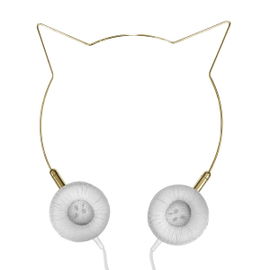 Audífonos con diadema en forma de gato Audífonos con diadema en forma de gato