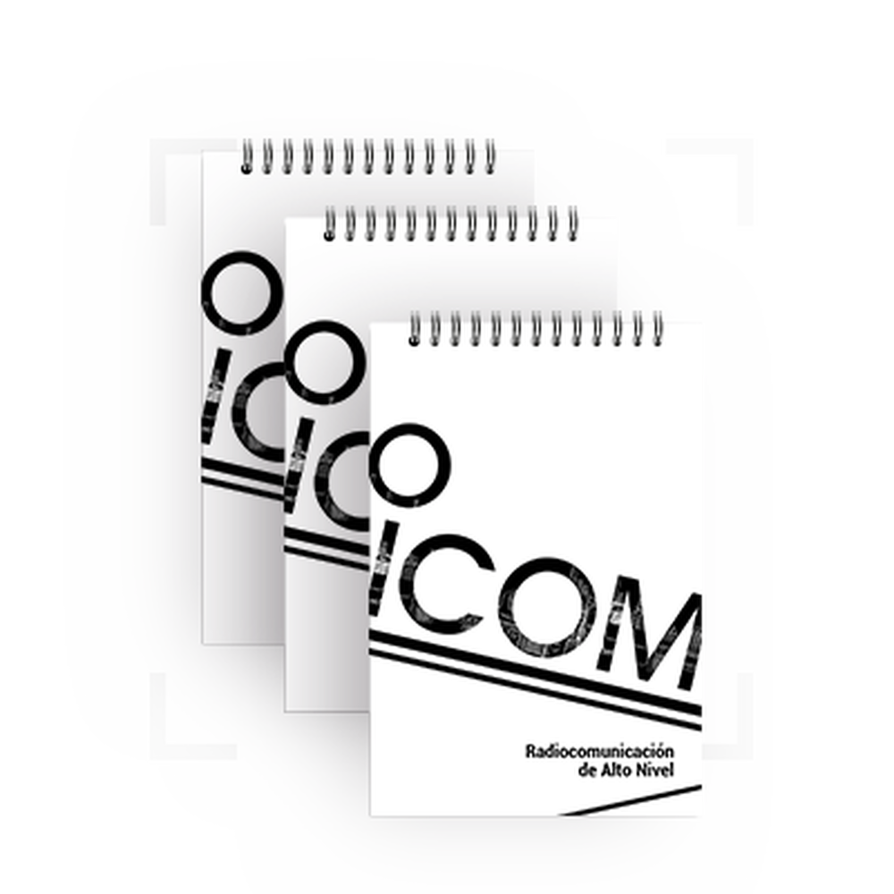 ICOM notebooks (pack with 10)