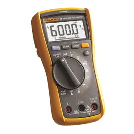 Multímetro digital para electricistas Fluke 117 con detector de voltaje sin contacto Multímetro digital para electricistas Fluke 117 con detector de voltaje sin contacto