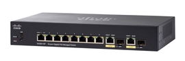 Cisco Small Business SG350-10P Gestionado L2/L3 Gigabit Ethernet (10/100/1000) Energía sobre Ethernet (PoE) 1U Negro Cisco Small Business SG350-10P Gestionado L2/L3 Gigabit Ethernet (10/100/1000) Energía sobre Ethernet (PoE) 1U Negro