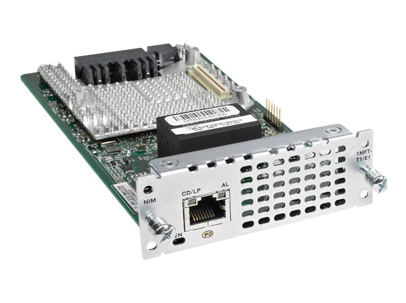 Cisco NIM-1MFT-T1/E1 módulo de red de voz RJ-45 Cisco NIM-1MFT-T1/E1 módulo de red de voz RJ-45