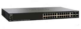Cisco Small Business SG350-28 Gestionado L2/L3 Gigabit Ethernet (10/100/1000) 1U Negro