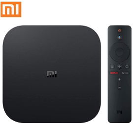 Xiaomi Mi Box S Android TV con Google Assistant Reproductor multimedia de transmisión remota - Chromecast incorporado - 4K HDR - Wi-Fi - 8 GB - Negro