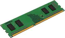 Kingston ValueRAM - DDR4-4 GB - DIMM 288-Pin - 2666 MHz / PC4-21300 - CL19-1.2 V - Sin búfer - Sin ECC 