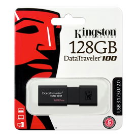 Kingston Unidad Flash USB DataTraveler 100 G3 - 128GB