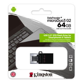 Kingston DataTraveler microDuo 3.0 G2 Unidad Flash USB - 64 GB