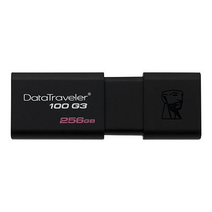 Kingston Unidad Flash USB DataTraveler 100 G3 - 256 GB Kingston Unidad Flash USB DataTraveler 100 G3 - 256 GB