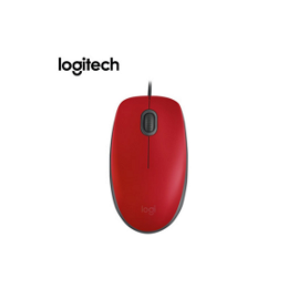 Mouse Logitech 910-005492 M110 3 Botones USB Rojo 