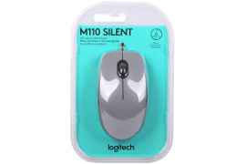 Mouse Logitech M110 Silencioso USB - Gris