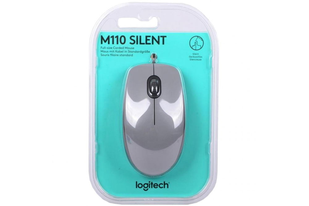 Mouse Logitech M110 Silencioso USB - Gris Mouse Logitech M110 Silencioso USB - Gris
