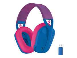 Logitech G435 LIGHTSPEED Wireless Gaming Headset - Auricular - tamaño completo - Bluetooth / LIGHTSPEED - inalámbrico - azul