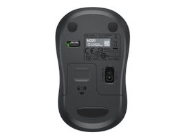 Logitech M220 Silent - Ratón - óptico - 3 botones - inalámbrico - 2.4 GHz - receptor inalámbrico USB - grafito