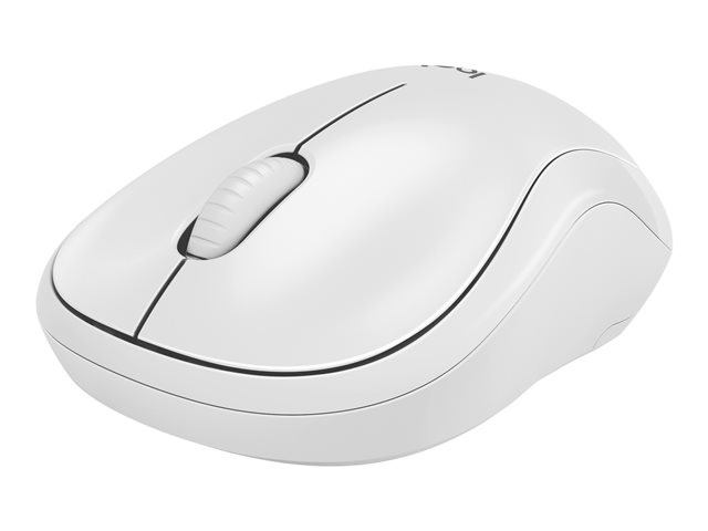 Logitech M220 Silent - Ratón - diestro y zurdo - óptico - 3 botones - inalámbrico - 2.4 GHz - receptor inalámbrico USB - blanco