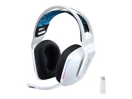 Logitech G G733 K/DA LIGHTSPEED Wireless RGB Gaming Headset - Auricular - tamaño completo - 2,4 GHz - inalámbrico - blanco