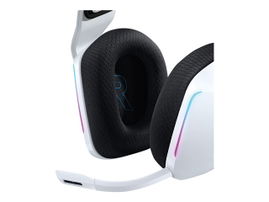 Logitech G G733 K/DA LIGHTSPEED Wireless RGB Gaming Headset - Auricular - tamaño completo - 2,4 GHz - inalámbrico - blanco