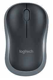 Mouse Logitech Óptico M185, Inalámbrico, USB, Negro 