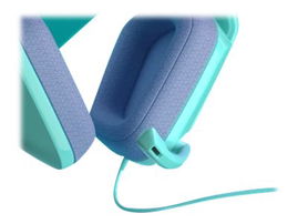Logitech G G335 Wired Gaming Headset - Auricular - tamaño completo - cableado - conector de 3,5 mm - menta - certificado Discord