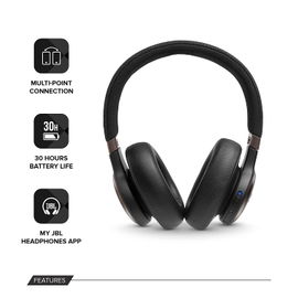 JBL Live 650BTNC, Over Ear Active Noise Cancelling Headphones with Mic, JBL Signature Sound, Quick Charge, Dual Pairing, AUX, Built-in Alexa & Google Assistant JBL Live 650BTNC, Over Ear Active Noise Cancelling Headphones with Mic, JBL Signature Sound, Quick Charge, Dual Pairing, AUX, Built-in Alexa & Google Assistant