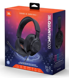 Audífonos Gamers JBL Quantum 200 - 3.5 mm - JBLQUANTUM200BLKAM Audífonos Gamers JBL Quantum 200 - 3.5 mm - JBLQUANTUM200BLKAM