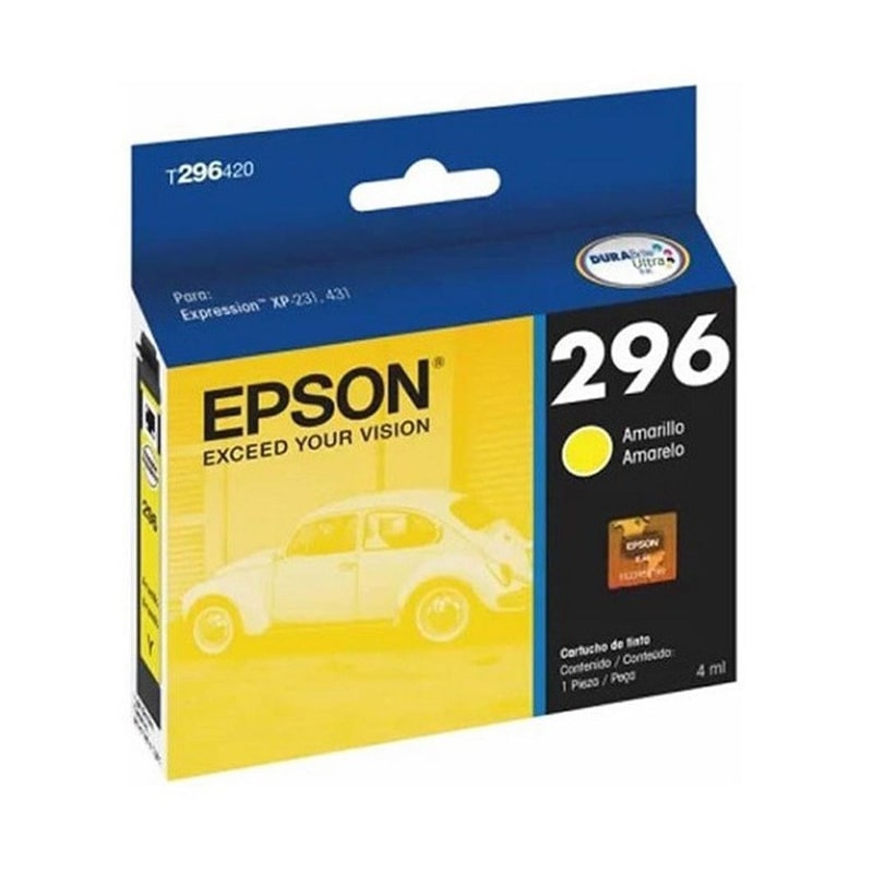 Cartucho de Tinta Amarillo Epson 296
