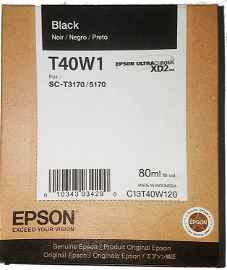Epson T40W120 Negro T40W120 Ultrachrome XD2 Negro Alta Capacidad - Cartucho - Tinta 