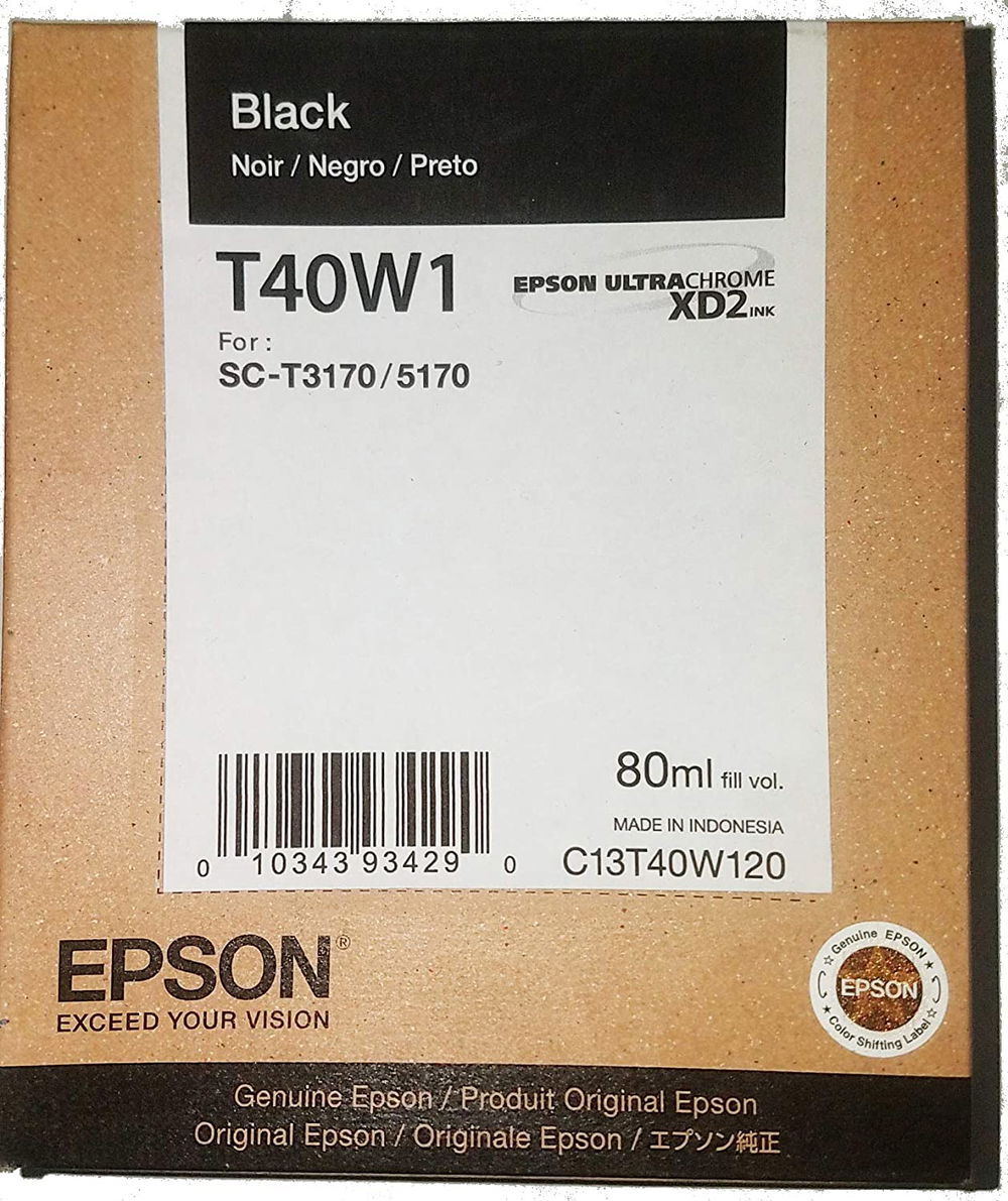 Epson T40W120 Negro T40W120 Ultrachrome XD2 Negro Alta Capacidad - Cartucho - Tinta Epson T40W120 Negro T40W120 Ultrachrome XD2 Negro Alta Capacidad - Cartucho - Tinta