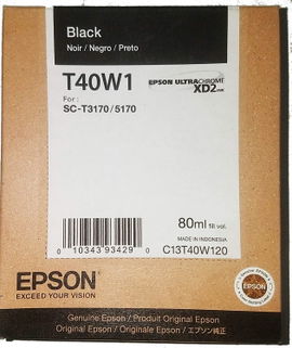 Epson T40W120 Negro T40W120 Ultrachrome XD2 Negro Alta Capacidad - Cartucho - Tinta 