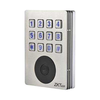 Teclado con Lector de Tarjetas 125Khz, Autónomo, 1,000 Tarjetas, 8 Grupos de Contraseñas