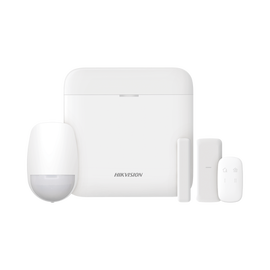 (AX PRO) KIT de Alarma AX PRO / Incluye: 1 Hub / 1 Sensor PIR / 1 Contacto Magnético slim / 1 Control Remoto / WiFi / Compatible con Hik-Connect P2P