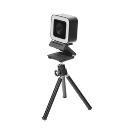 Cámara Web ALTA DENIFICIÓN (1080p) / Aro de Luz Interconstruido / Gran Angular / Micrófono Integrado / Conector USB de 2 mts / Fácil de Instalar / Reducción de Ruido Inteligente