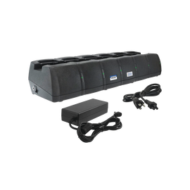Multicargador de 6 cavidades para radios Icom IC-F3003, IC-4003 para baterías Ni-Mh  BP264 o genéricas.