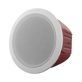 Altavoz de 6.5 Pulgadas, Resistente al Fuego, Montaje en Techo, Domo Color Rojo, Fabricado en metal