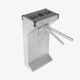 TORNIQUETE TRIPOIDE DE MEDIO CUERPO ZKTECO TS1000D BIDIRECCIONAL BAJO CONSUMO ACERO INOXIDABLE SISTEMA HASTA 30 ACCESOS POR MINUTO LIBERACIÓN DE BRAZO EN CASO DE FALLA ELECTRICA SIN PANEL SIN LECTORA