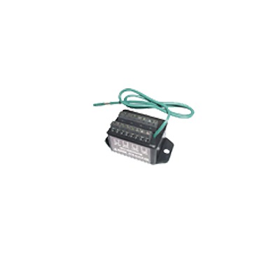 Protector para lazo de 4 pares, para aplicaciones de lectores con formato wiegand : 2 de alimentación de 12 / 24 Vcc, 1 de datos 5 Vcc, 1 señal de 1 Vcc. Protector para lazo de 4 pares, para aplicaciones de lectores con formato wiegand : 2 de alimentación de 12 / 24 Vcc, 1 de datos 5 Vcc, 1 señal de 1 Vcc.