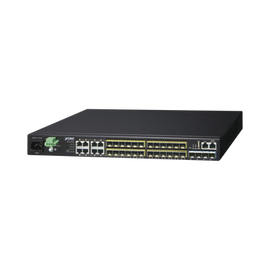 Switch Core Capa 3, 24 Puertos SFP 100/1000X, 8 Puertos Compartidos Gigabit Ethernet, 4 Puertos SFP de 10 Gbps