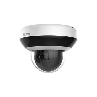 Mini PTZ IP 2 Megapixel / 4X Zoom / H.265+ / 20 mts IR EXIR / WDR 120dB / PoE / IK10 / Exterior IP66 / Ultra Baja Iluminación / Micrófono Integrado / PoE